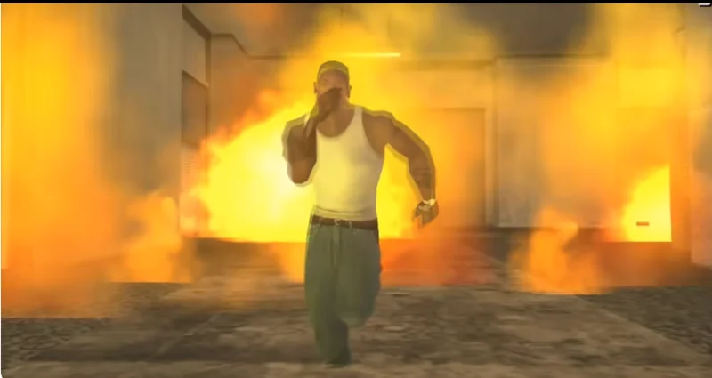 End of the Line Mission GTA San Andreas Guide & Beat Big Smoke 6 Escape the Burning Building