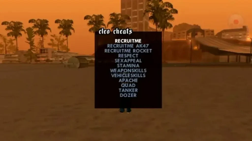 GTA San Andreas Cheats Android 2026 Guide (No Mods) 3 GTA San Andreas Cheats Android