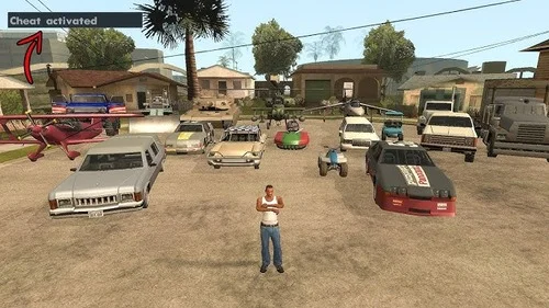 GTA San Andreas Car Cheats