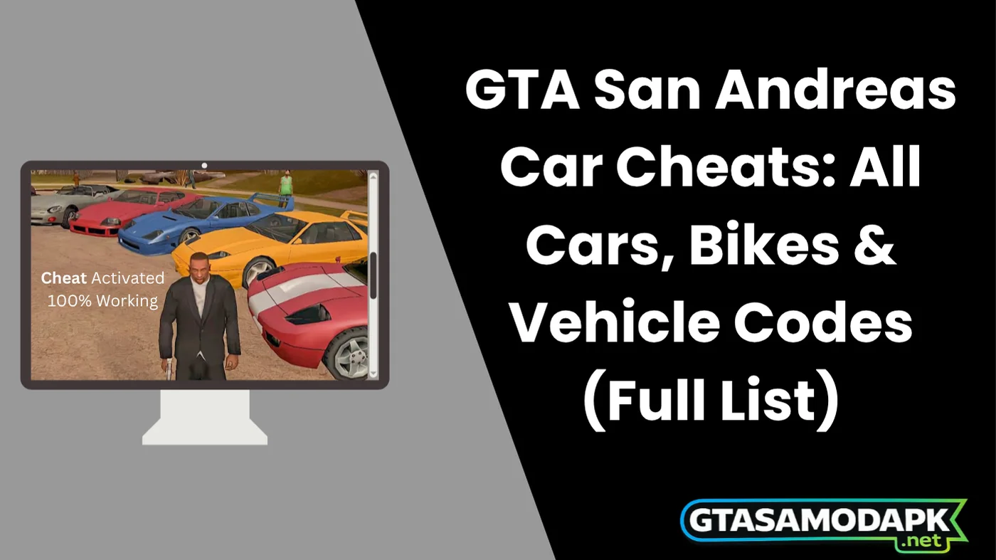 GTA San Andreas Car Cheats