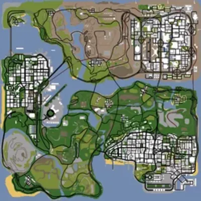 GTA San Andreas Map