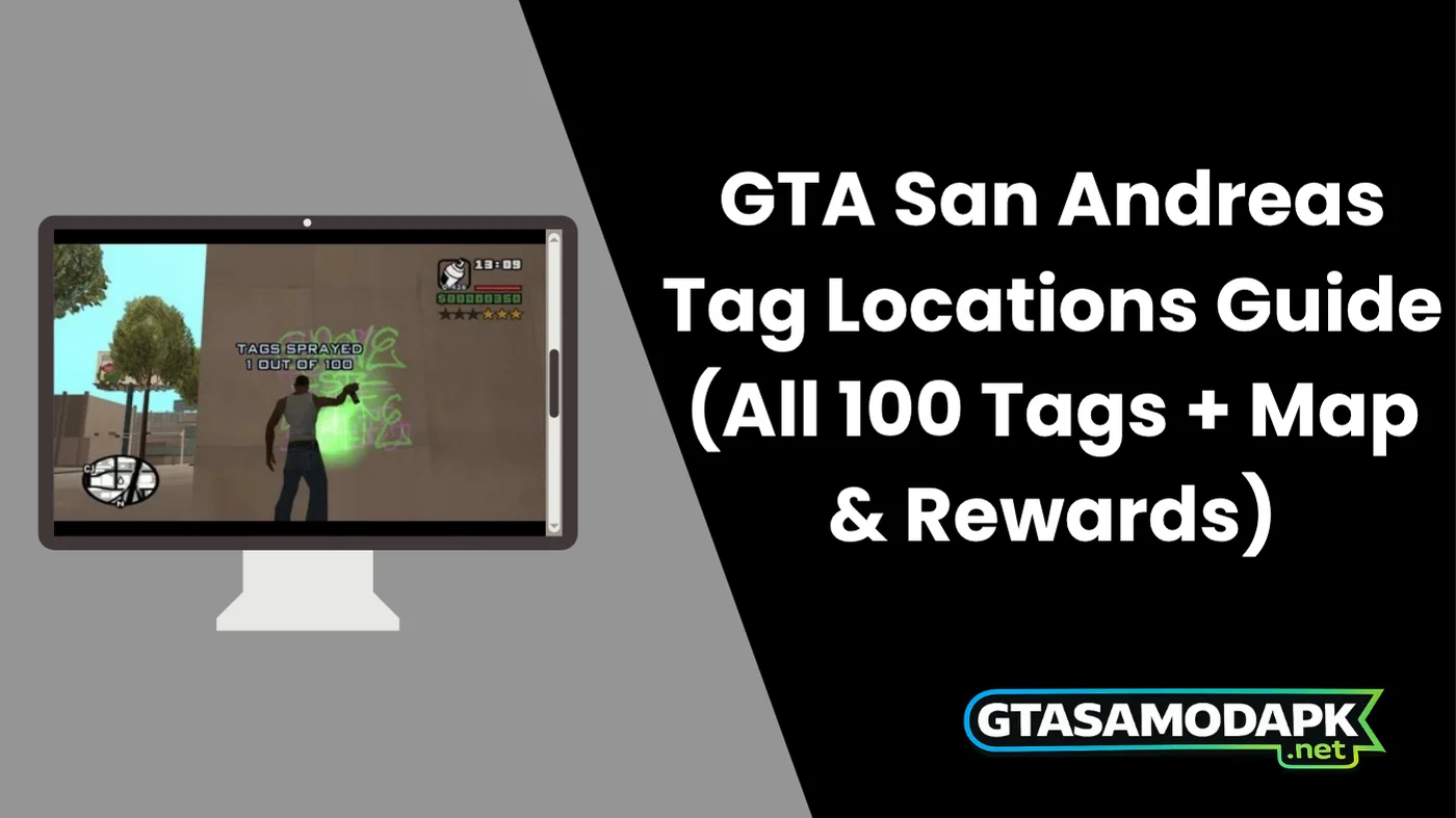 GTA San Andreas Tag Locations Guide (Feature Image)